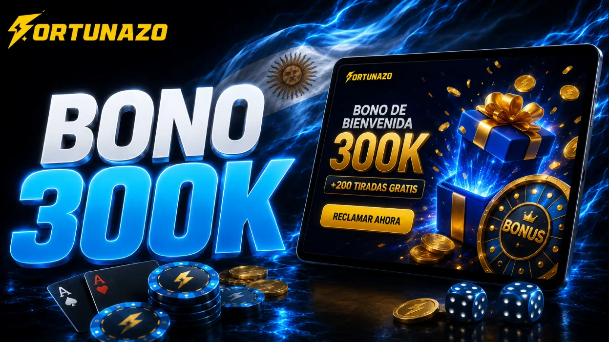 Fortunazo bonus de hasta 300000 ARS